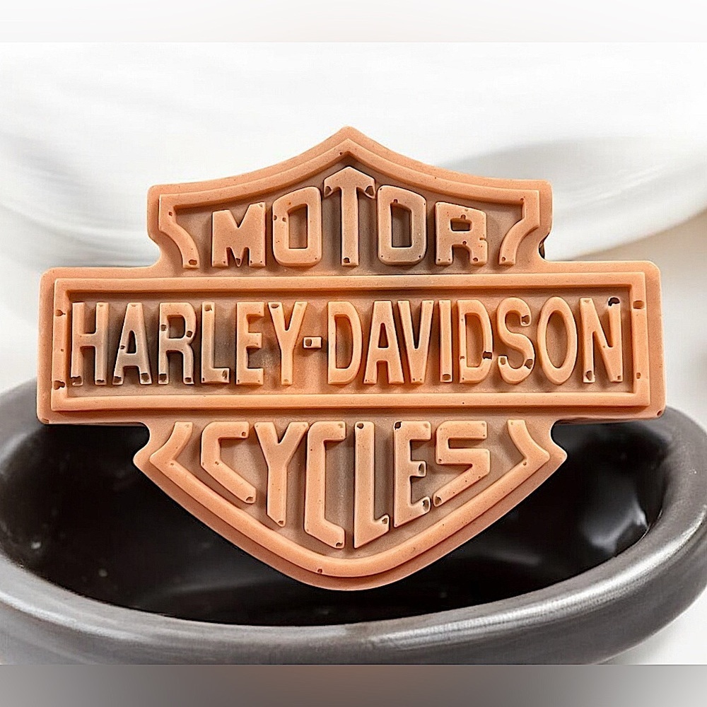 Cedarwood soap 5x3in 5oz HANDMADE Shea butter Harley Davidson